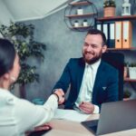 Business Deal Concluded Between Male And Female Entrepreneurs